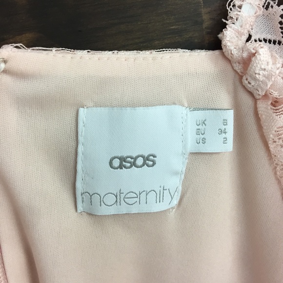 ASOS Maternity | Lace Scalloped Sweetheart Dress - Picture 5 of 5